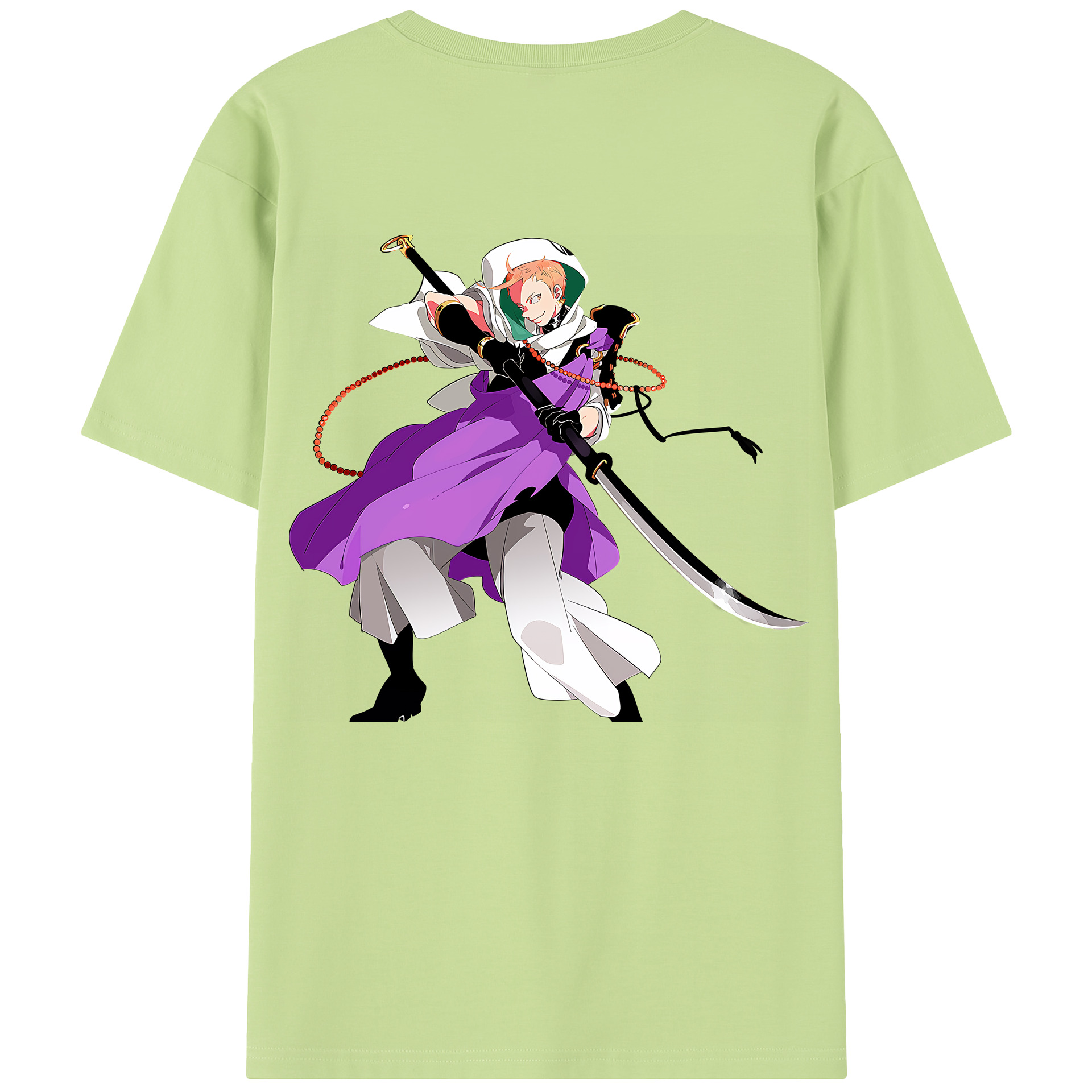 （画像用） 刀剣乱舞 Touken Ranbu 綿100％半袖Tシャツ（背面プリント）